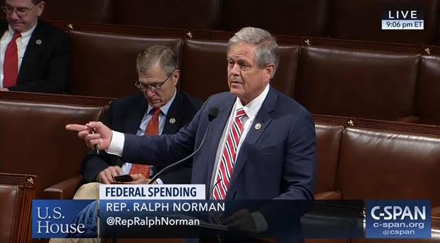 RELEASE: Ralph Norman Demands Congress to Vote on Spending Bill with Border Wall Funding