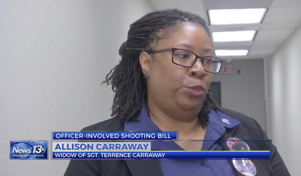 WBTW – Widow of slain Florence police sergeant speaks to SC lawmakers about officer-involved shooting bill