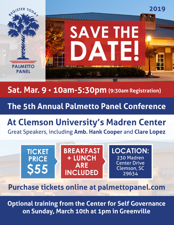 EVENT – Fifth Annual “Palmetto Panel Conference”