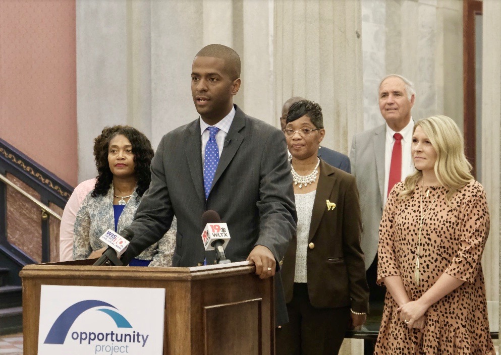 BAKARI SELLERS – Opportunity Project SC Announces School Donations of 1,300 Desks and 20 Teacher Supply Grants